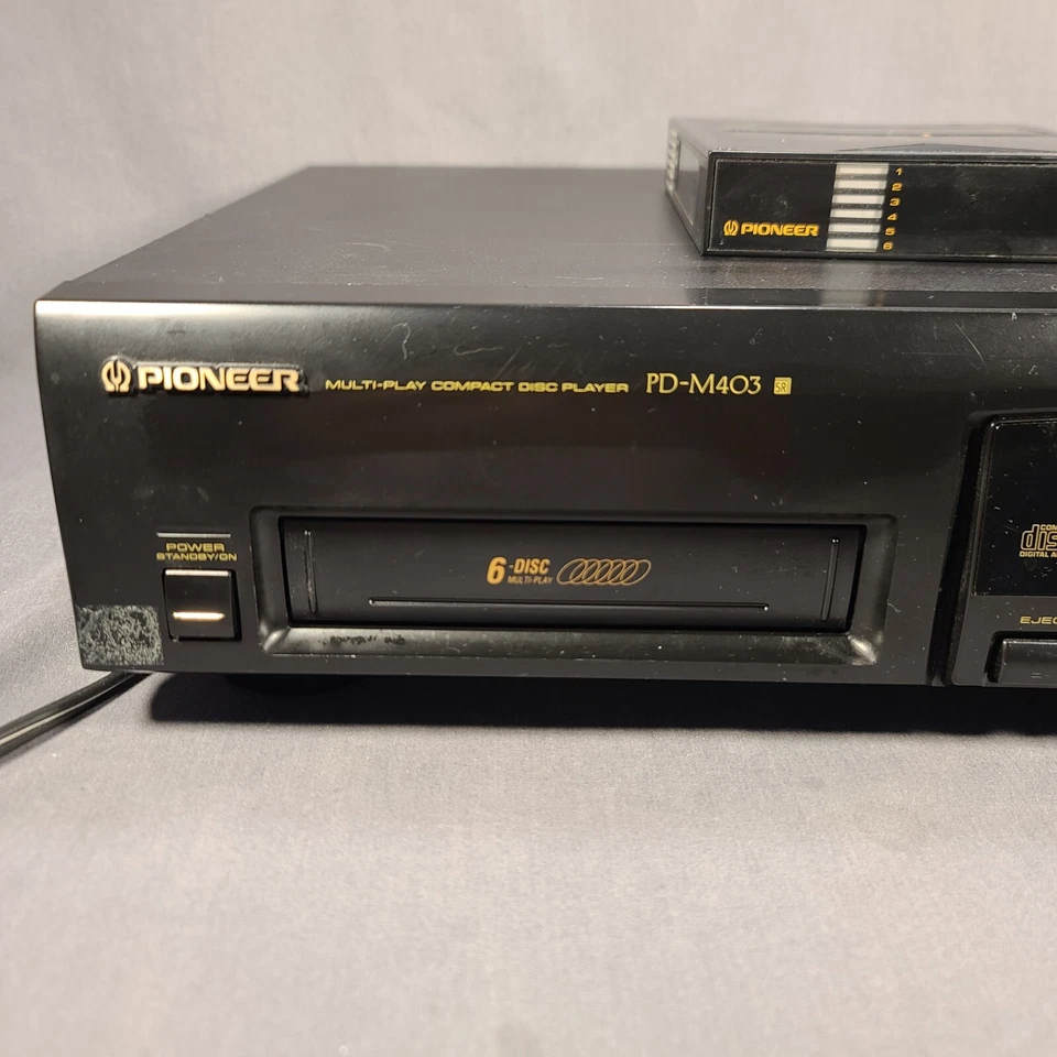 Cambiador reproductor de CD Pioneer PD-M403 cargador de 6 discos solo piezas de juego múltiple Foto 2 de 4