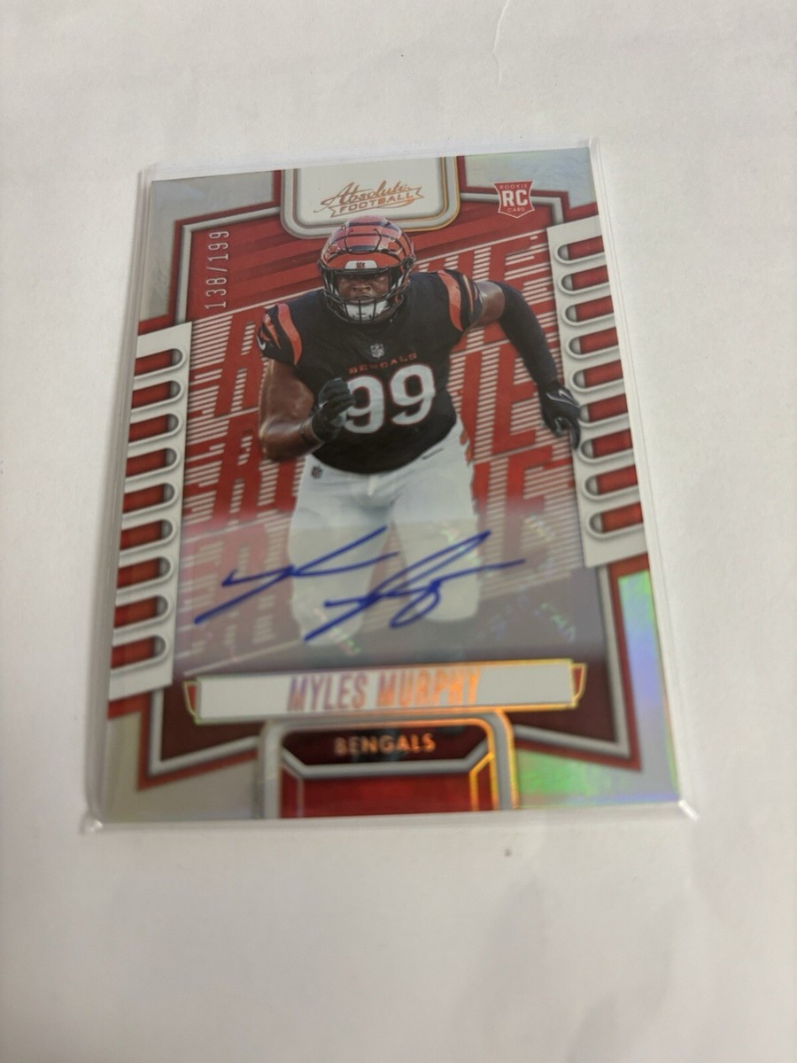 2023 Panini Absolute - Rookies Myles Murphy #159 Spectrum