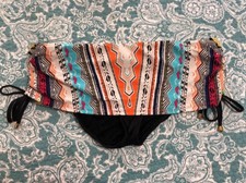 Gibson  Latimer Womens Printed Swim Bikini Bottom MLT 6DGJA96M Size XL New