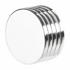 1.25 x 1/8 Inch Neodymium Rare Earth Disc Magnets N52 (5 Pack)
