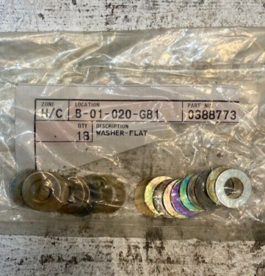 #ad 18 Quantity of Flat Washers for Caterpillar CAT 0388773 18 Quantity $27.07