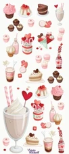 Violette Stickers Mini Soda Pop Valentine's Day Crafts Planner Supply Scrapbook