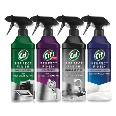 Spray antimanchas resistente Cif Perfect Finish 2pk, 435 ml