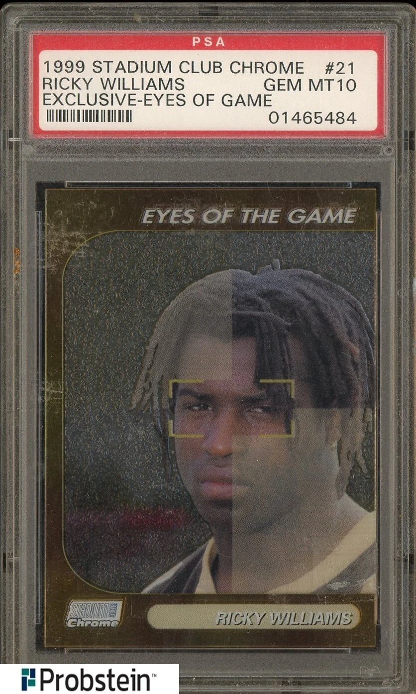 Ricky Williams Stadium Club Chrome Eyes of the Game #21 Eyes of the Game
