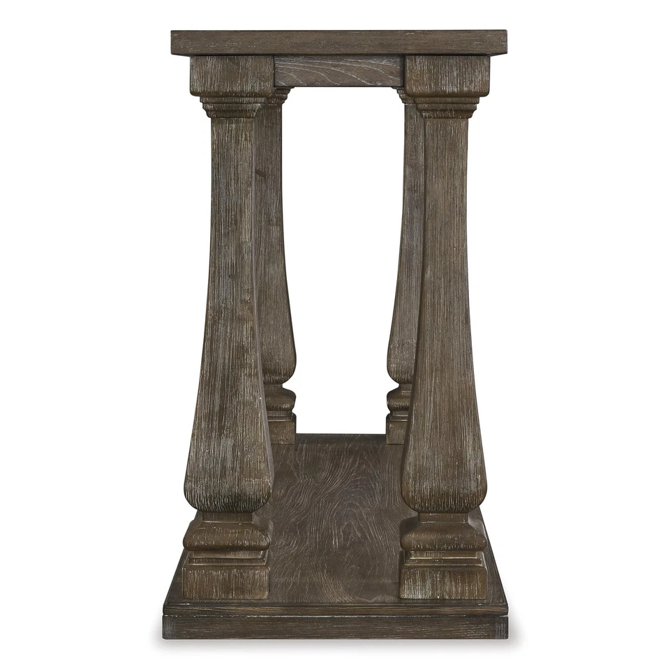 Johnelle Mallacar Vintage Sofa Console Table, Weathered Gray - Image 4 of 4