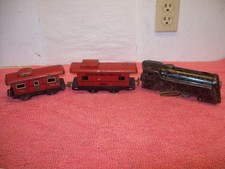 Locomotive Metal O Gauge Marx Windup New York Central USA w/Key VTG Works Train