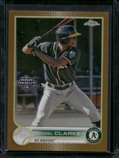 2022 Topps Pro Debut #PDC-29 Denzel Clarke Chrome Gold Refractor 41/50
