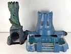 1986 vintage MOTU Eternia Castle Parts Tower, Base, Top He-Man