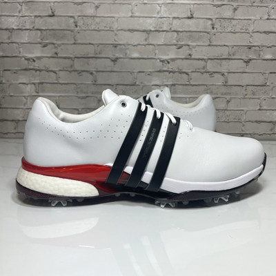 NEW Adidas Tour 360 24 Men's Golf Shoes IH8539 White Black Red SIZE 12.5