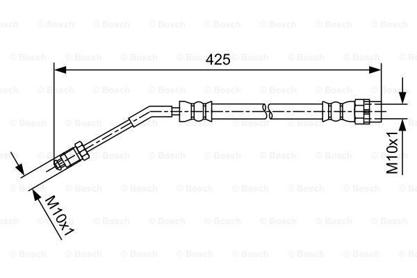Bosch Bremsschlauch 1 987 481 587-image