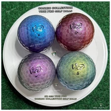 (4) VICE PRO COSMIC COLLECTION Golf Balls (4 NEW SOLD OUT BALLS) 1 of Each Color