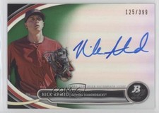 2013 Bowman Platinum Prospects Green Refractor /399 Nick Ahmed #BPAP-NA Auto e9p