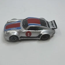 Rokar HO Slot Car PORSCHE CARRERA  #1 silver rare vintage Amrac