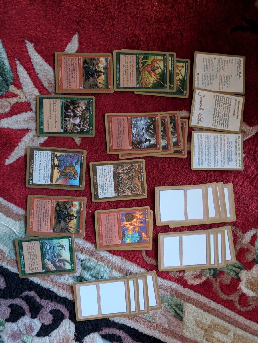 World Champ. Decks2000 【Janosch Kuhn】 MTG Magic the Gathering World Championship Deck 2000: Janosch Kuhn
