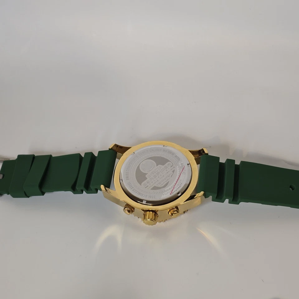 Reloj Hombre Invicta Sea Spider Cronógrafo Oro Verde 15242 50mm Foto 3 de 4