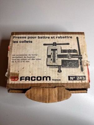 FACOM 243 Bördelgerät Bördelpresse Bremsleitung 4,75 10 mm Vintage France OVP