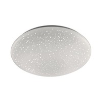 Leuchten Direkt, Led-Deckenleuchte Skyler, Ø 39Cm, Dimmbar, Sternenhimmel Optik