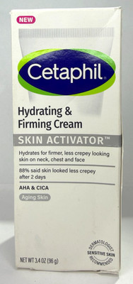 Cetaphil Skin Activator Hydrating&Firming Cream For Face Neck&Chest 3.4 oz