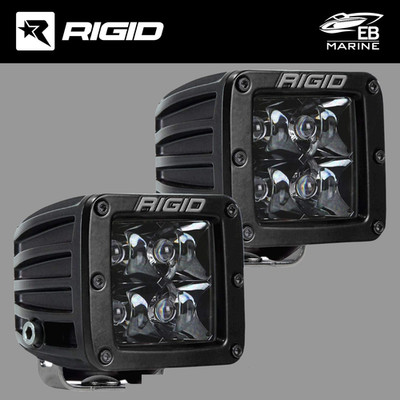 RIGID   202213BLK D-Series PRO Midnight Edition Spot Optics 2508LM (Pair)