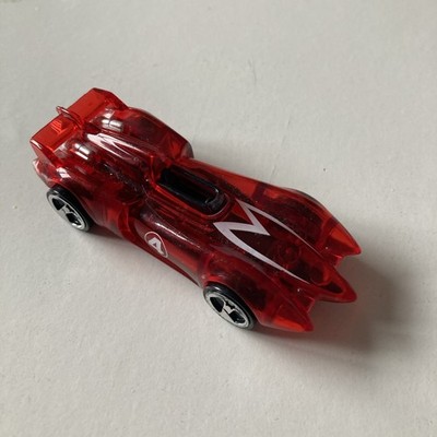 HOT WHEELS SPEED RACER MACH 4 (s08) RED TRANSPARENT 4 CHINA 1:64, siehe Bilder.