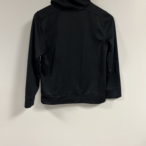 Adidas Hoodie Sweatshirt Jugend Medium 10-12 Pullover Jungen Mädchen großes Logo schwarz - Bild 5 von 9