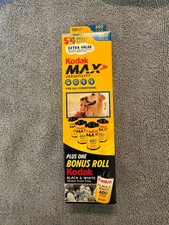 Kodak MAX 400 Color Film 4 Pack 24 Exposure Black  White Roll Exp. 11/2004