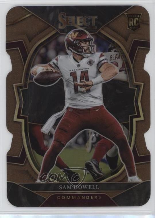 2022 Panini Select Concourse Copper Prizm Die-Cut /149 Sam Howell Rookie RC 15r3
