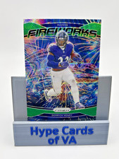 DERRICK HENRY 2024 Panini Prizm Football Green Wave Prizm Fireworks #10 Ravens