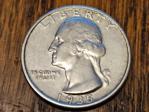 1935-S WASHINGTON QUARTER ~ AU+ WITH VIDEO & FREE USA SHIPPING!