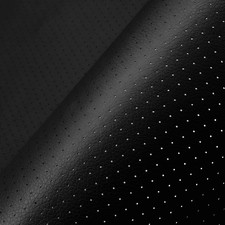 Leather Repair Patch 7.8x11.8 Inch Black - Breathable Perforated Self Adhesive