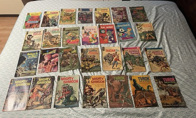 #ad 28 Gold Key Comics. Mighty Samson Tyrol Korak Twilight Zone Tarzan And More $30.00
