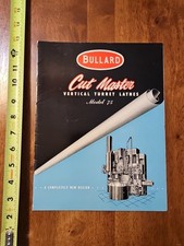 BULLARD CUT MASTER VERTICAL TURRET LATHES MODEL 75 CATALOG RARE MACHINE