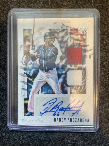 2020 Diamond Kings Randy Arozarena Rookie RD Dual Jersey Auto Autograph #DKMS-RA
