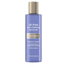 Gentle Oil-Free Eye Makeup Remover & Cleanser for Sensitive Eyes, Dissolves Wate