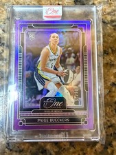 2025 Panini WNBA One and One PAIGE BUECKERS #5 TRUE BASE ROOKIE #6/25 Wings