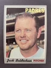 1970 Topps #284 Jack Baldschun San Diego Padres