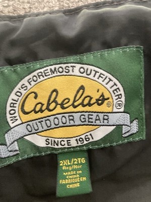Cabela's Zonz Men's Woodland Coveralls Insulated Hunting Jumpsuit 2XL