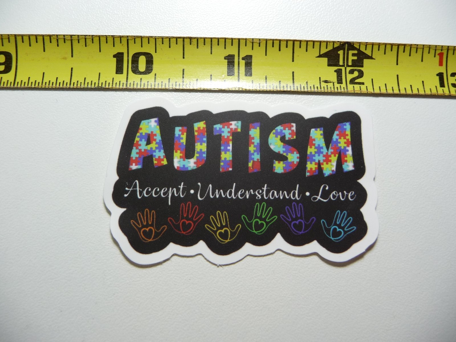 Autism Awareness Decal Sticker - Puzzle Pieces Representing Love, Acceptance, and Understanding