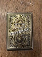 Citizens Theory 11, Premium Playing Cards, New Sealed Deck, Gold & Bronze