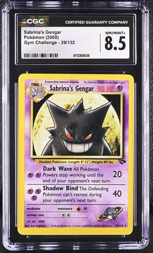 Sabrina's Gengar (Unlimited) graded CGC 8.5 for sale on eBay