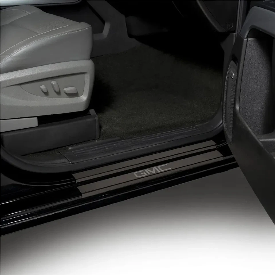 Putco 95183BPGM-2 Black Platinum Door Sills for Sierra 1500 / 3500HD Crew Cabs Foto 2 de 4