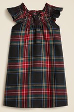 Crewcuts Girls' smocked flannel nightgown in tartan Size L