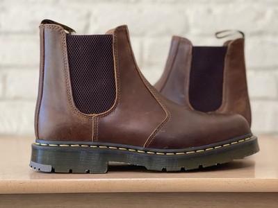 Doc Martens 2976 SR Chelsea Boots Men Size 11 Brown Leather