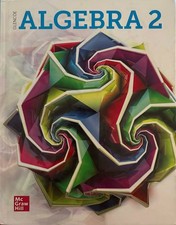 Glencoe Algebra 2 Hardcover Textbook 2018 McG...