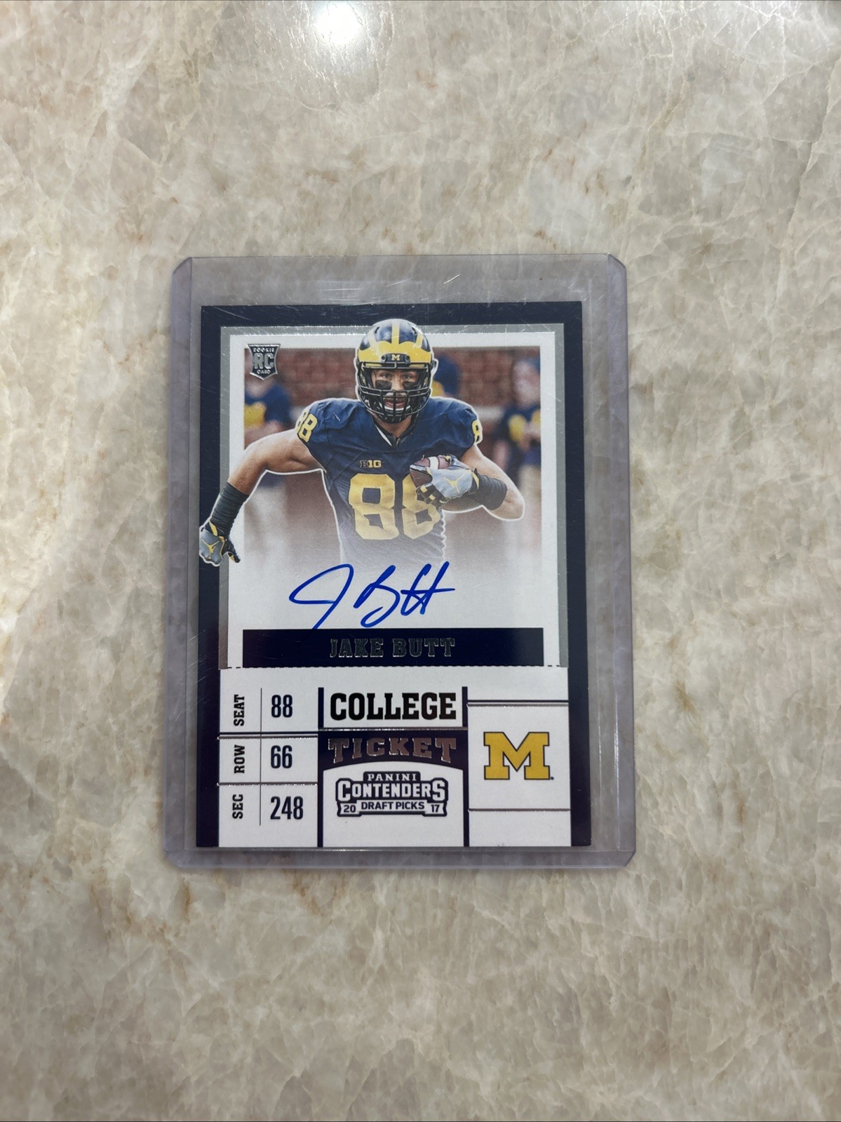 Jake Butt Panini Contenders Draft Picks #112 Base