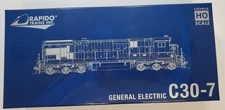 HO Rapido 42001 Santa Fe #8012 GE C30-7 DCC-Ready no Sound