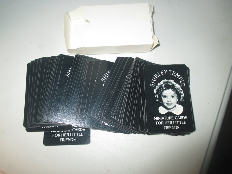 Miniature Deck SHIRLEY TEMPLE Playing Cards Complete
