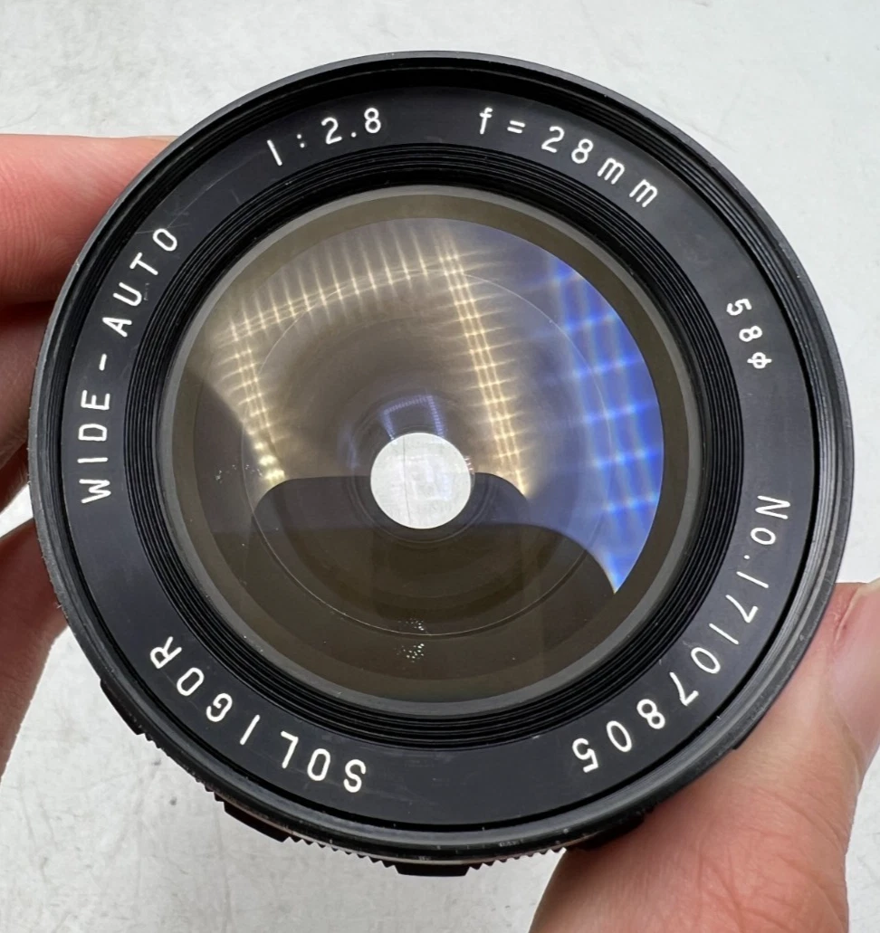 Nikonマウント Soligor f2.8/28mm 広角レンズ　美品 Nikonマウント Soligor f2.8/28mm 広角レンズ 美品 【公式通販】