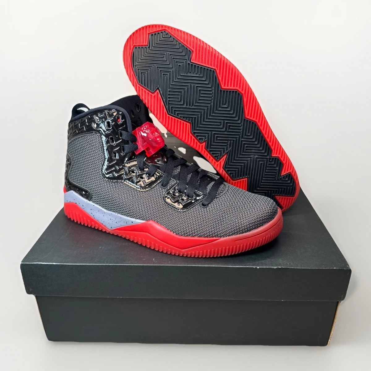 Jordan Air Spike Forty PE Black Fire Red for Sale | Authenticity