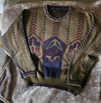Portobello's Vintage Strickpullover   Made in Italy   Größe 48